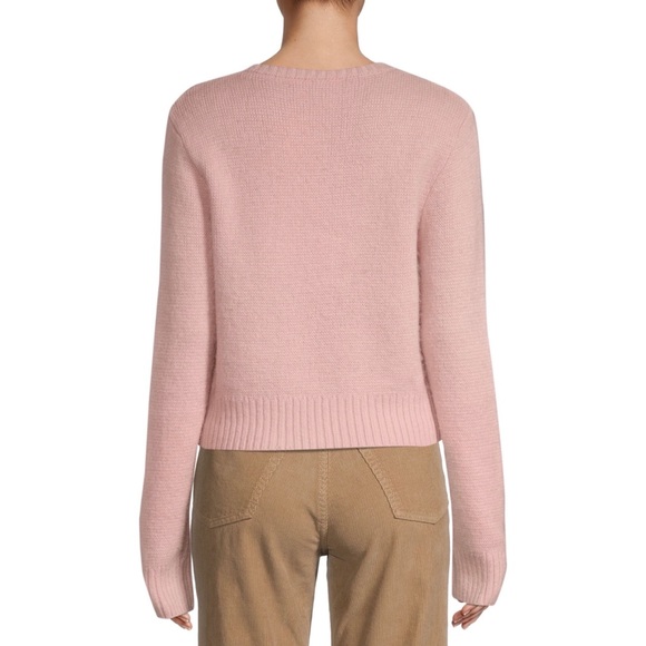 Re/Done 60s Shrunken Sweater Size Large Champagne - Picture 2 of 3